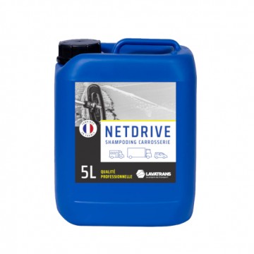 NETDRIVE | Shampoing carrosserie tous véhicules | bidon 5L