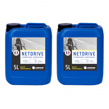 NETDRIVE | Shampoing carrosserie tous véhicules | bidon 5L