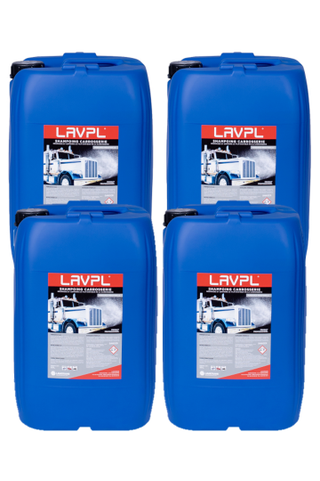 4 x LAVPL | Shampoing carrosserie poids-lourds | bidon 20L