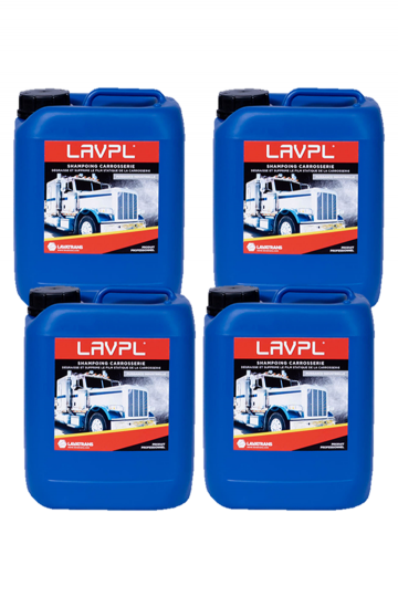 4 x LAVPL | Shampoing carrosserie poids-lourds | bidon 5L
