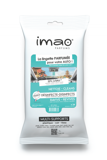Lingettes désinfectantes parfumées IMAO