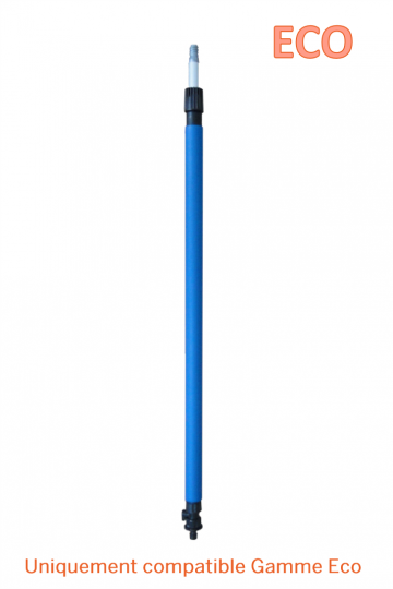 Manche télescopique anti-dérapant à passage d'eau, 90 - 180 cm