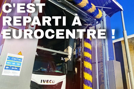 Nouveau portique de lavage à Lavatrans Eurocentre!