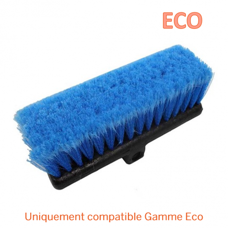 Balai à brosse de lavage 2 faces avec manche télescopique