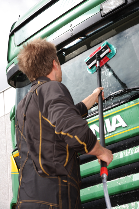 Camion Vikan NIGRIN Brosse De Lavage Télescopique Pour Caravane, Voiture, Camion, Bus, Van, Camping-Car - Manche Télescopique Extensible De 105 à 180 Cm Camion 4m