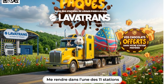Lavatrans célèbre Pâques avec une touche gourmande. Retrouvez vos chocolats dans vos station de lavage préférée !