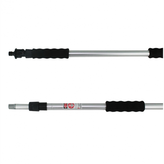 Manche Télescopique Aluminium 2x0.75m Avec 2 Trous - Outil Extensible