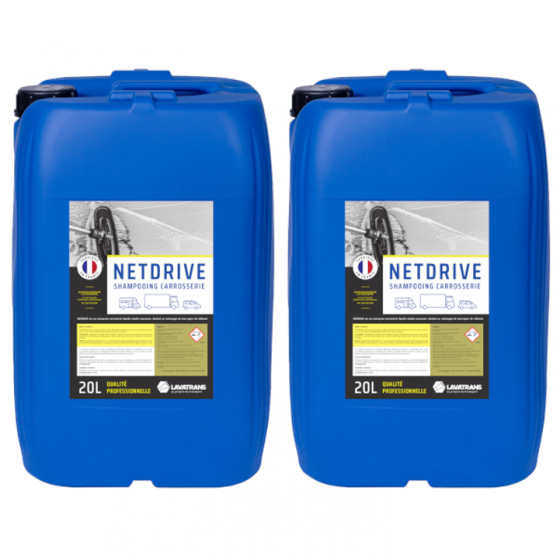 NETDRIVE | Shampoing carrosserie tous véhicules | bidon 20L