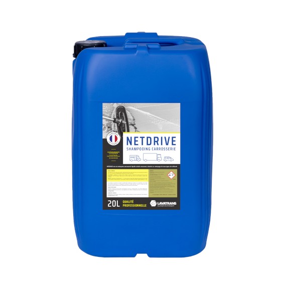 NETDRIVE | Shampoing carrosserie tous véhicules | bidon 20L