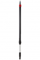 Manche alu télescopique à passage d'eau avec clic et robinet on/off, 106 - 160 cm, VIKAN
