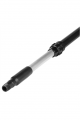 Manche alu télescopique à passage d'eau avec clic et robinet on/off, 106 - 160 cm, VIKAN